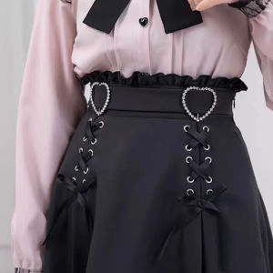 Y2K Aesthetic Lolita Skirt - Trendy 2000s Fashion for Unique Outfits