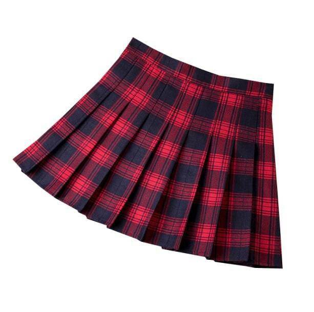 Y2K Aesthetic Plaid Skirt - Trendy 2000s Fashion for Stylish Outfits