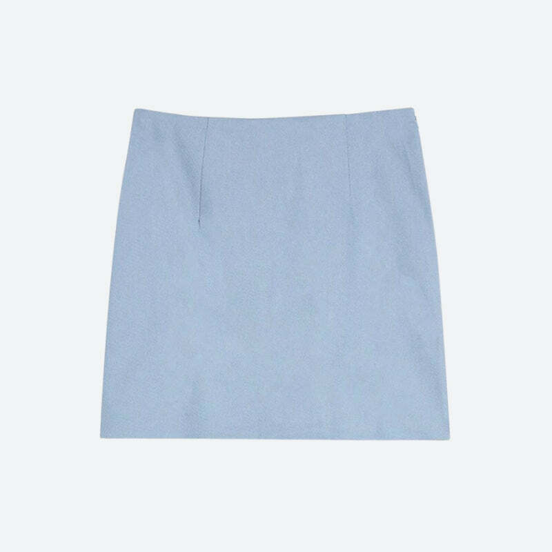 Y2K Aesthetic Soft Girl Cat Heart Mini Skirt - 2000s Fashion Trend