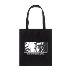 Y2K Fashion Anime Eyes Tote Bag - Trendy 2000s Style Accessory