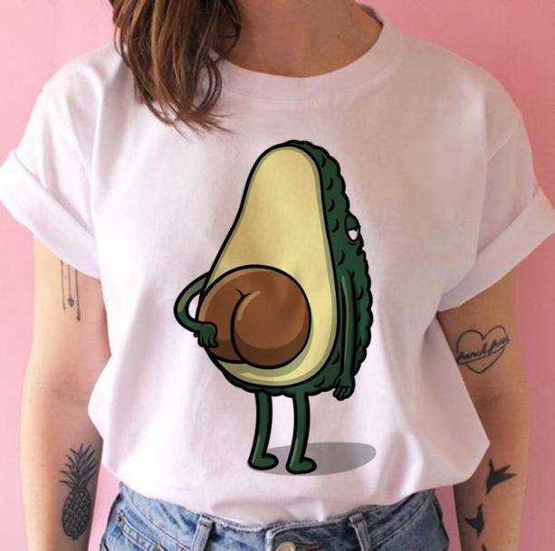 Y2K Fashion Avocado Ass T-Shirt - Trendy 2000s Style Tee