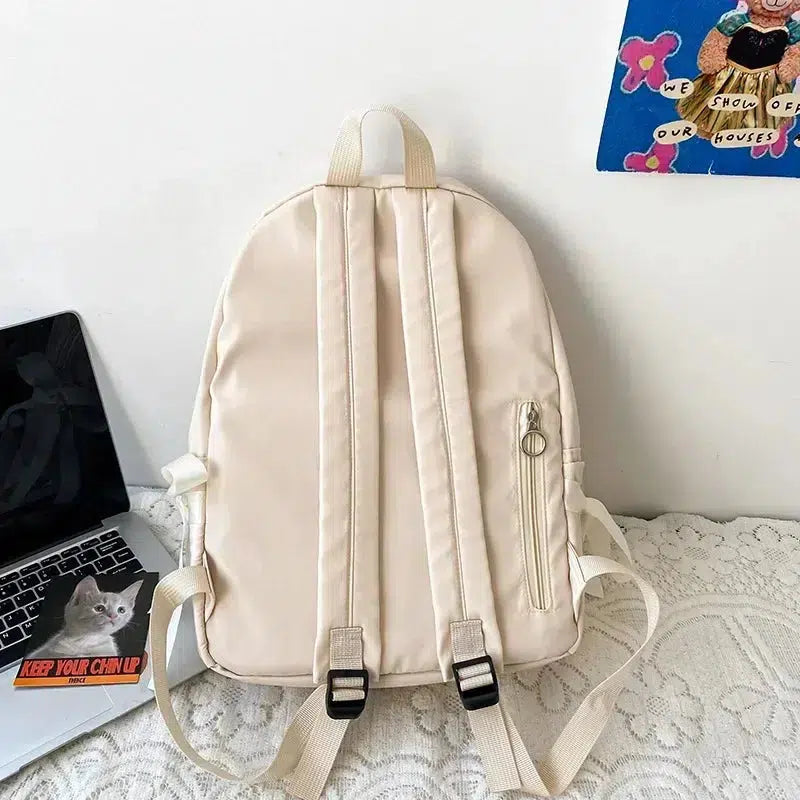 Y2K Fashion Bow School Backpack - Trendy 2000s Style for Every Occasion