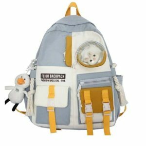 Y2K Fashion Bunny In The Pocket Backpack - Trendy 2000s Style Accessory