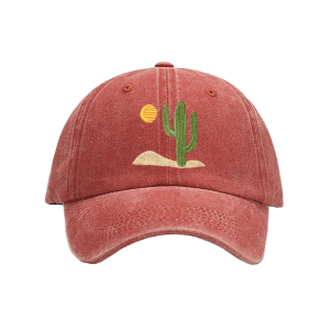 Y2K Fashion Cactus Baseball Cap - Trendy 2000s Style Accessory