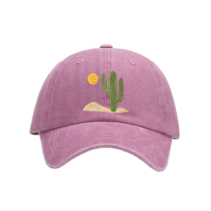 Y2K Fashion Cactus Baseball Cap - Trendy 2000s Style Accessory