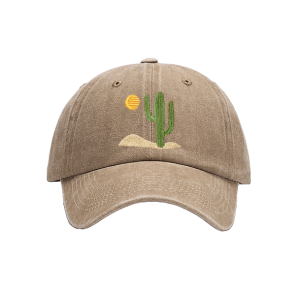 Y2K Fashion Cactus Baseball Cap - Trendy 2000s Style Accessory