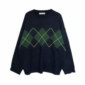 Y2K Fashion College Vibe Sweater - Trendy 2000s Style for Women