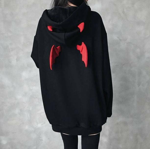 Y2K Fashion Diablo Hoodie: Trendy 2000s Style for Ultimate Aesthetic