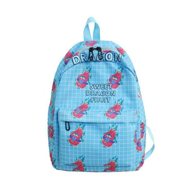 Y2K Fashion Dragon Fruit Backpack - Trendy 2000s Style Aesthetic Bag