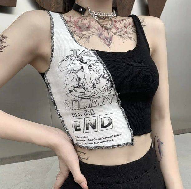 Y2K Fashion E-Girl Aesthetic Top - Trendy 2000s Style Clothing