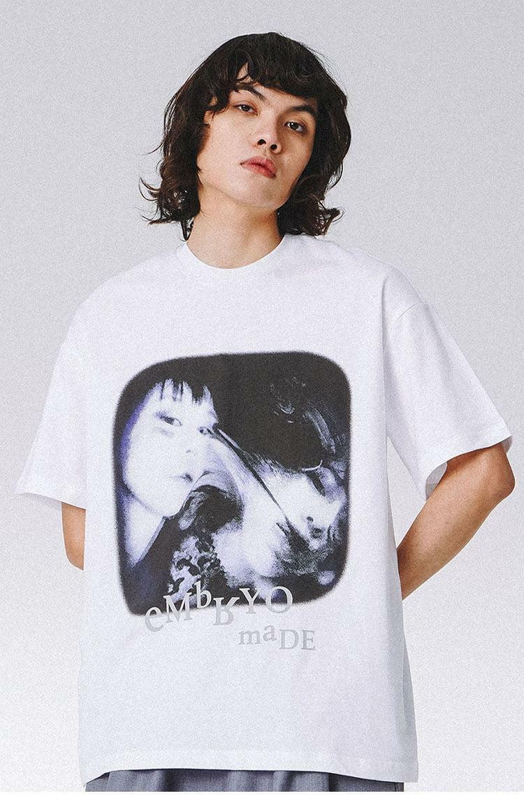 Y2K Fashion Embryo Made Tee: Trendy 2000s Style for Modern Aesthetics