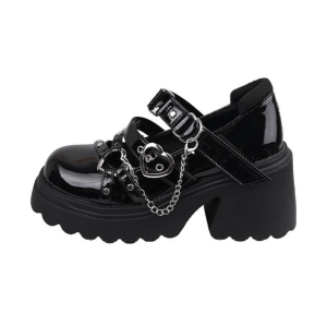 Y2K Fashion Emo Platform Shoes - 2000s Style Aesthetic Footwear