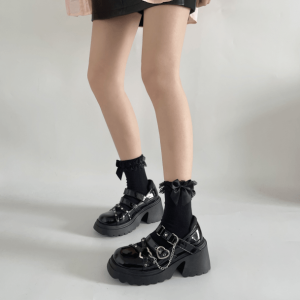 Y2K Fashion Emo Platform Shoes - 2000s Style Aesthetic Footwear