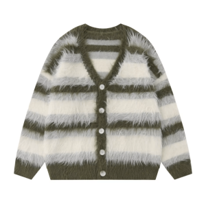 Y2K Fashion Fluffy Plush Cozy Sweater - 2000s Style Essential