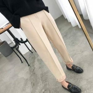 Y2K Fashion High Waist Pencil Pants - Trendy 2000s Style for Women