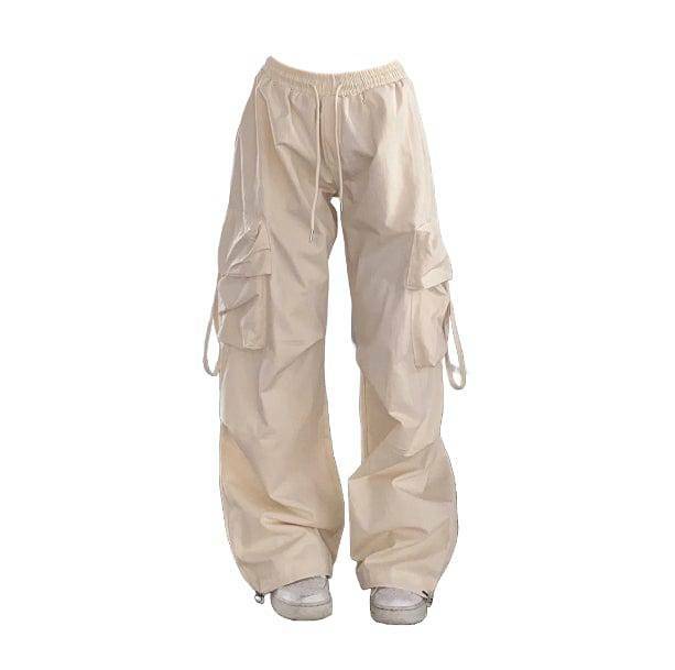 Y2K Fashion Hip Hop Cargo Pants - Trendy 2000s Style for Women