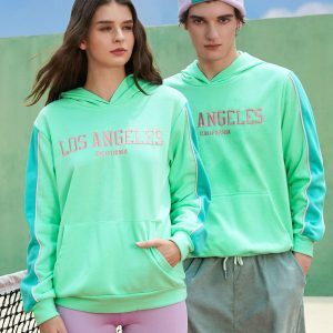 Y2K Fashion Los Angeles Couple Hoodie - Trendy 2000s Style for Couples