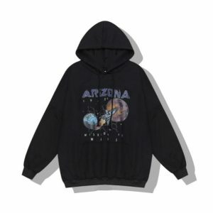 Y2K Fashion Mars Mission Hoodie - Trendy 2000s Style for Every Occasion