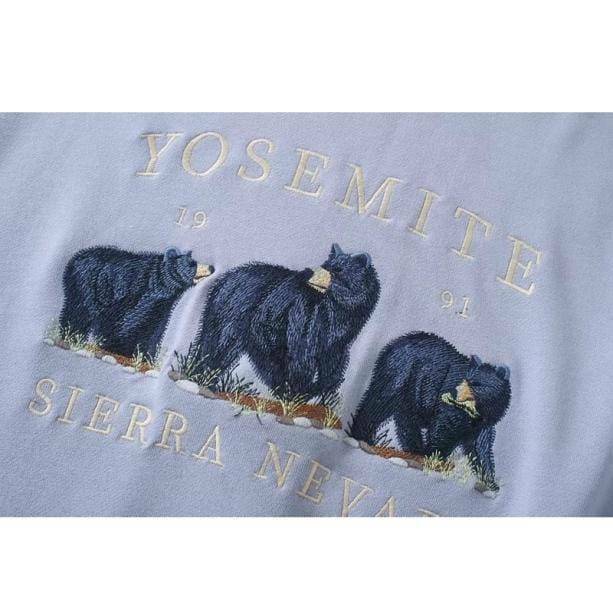 Y2K Fashion Nevada Bear Sweatshirt - Trendy 2000s Style for Women