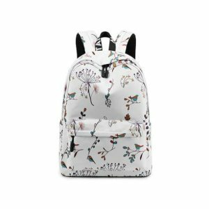 Y2K Fashion Plant Girl Backpack - Trendy 2000s Style Aesthetic Bag