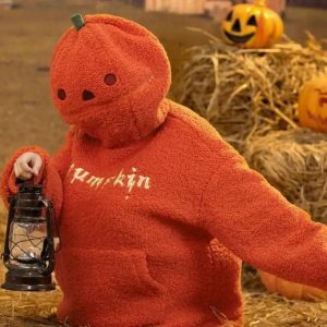 Y2K Fashion Pumpkin Hoodie: Trendy 2000s Style for Ultimate Aesthetic