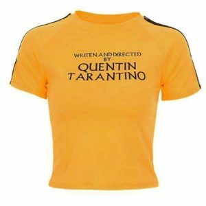 Y2K Fashion Quentin Tarantino T-Shirt - Iconic 2000s Style Tee