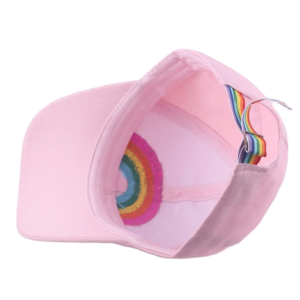 Y2K Fashion Rainbow Plush Baseball Cap - Trendy 2000s Style Accessory