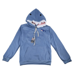 Y2K Fashion Shark Bite Hoodie - Trendy 2000s Style for Unique Outfits