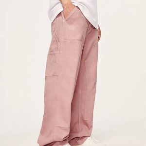 Y2K Fashion Soft Boy Bottle Pocket Pants - Trendy 2000s Style Outfit