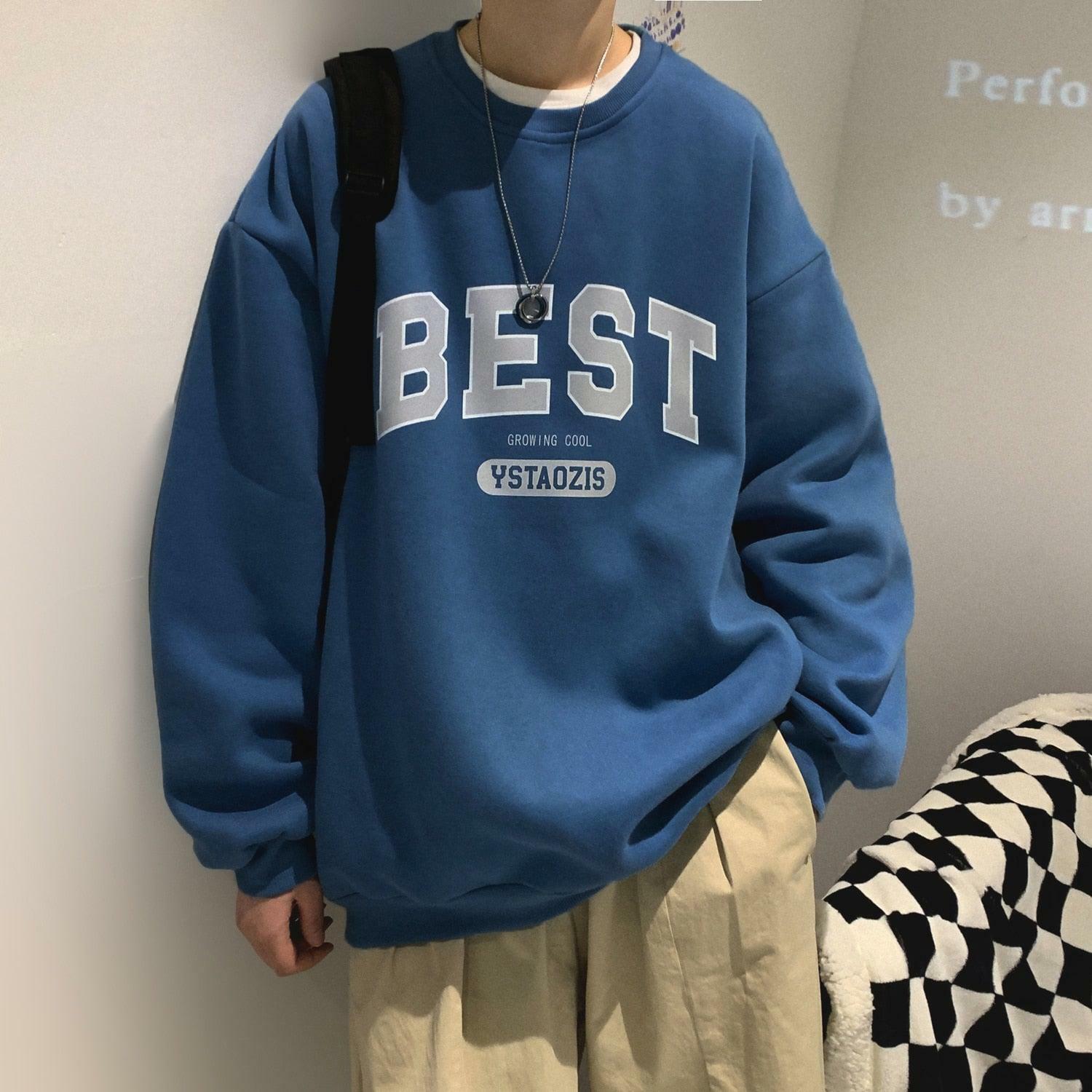 Y2K Fashion Soft Boy Oversized Sweatshirt - Trendy 2000s Style Top