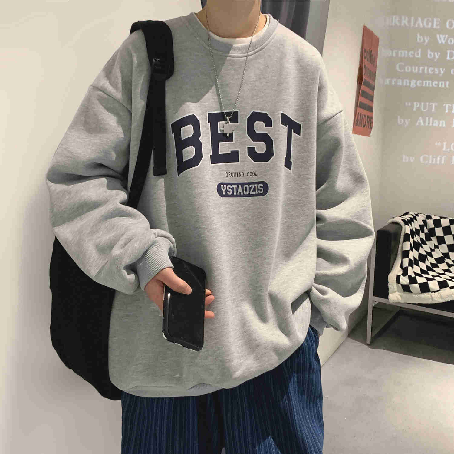 Y2K Fashion Soft Boy Oversized Sweatshirt - Trendy 2000s Style Top