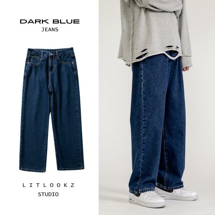 Y2K Fashion Soft Boy Washed Baggy Jeans - Trendy 2000s Style Fit