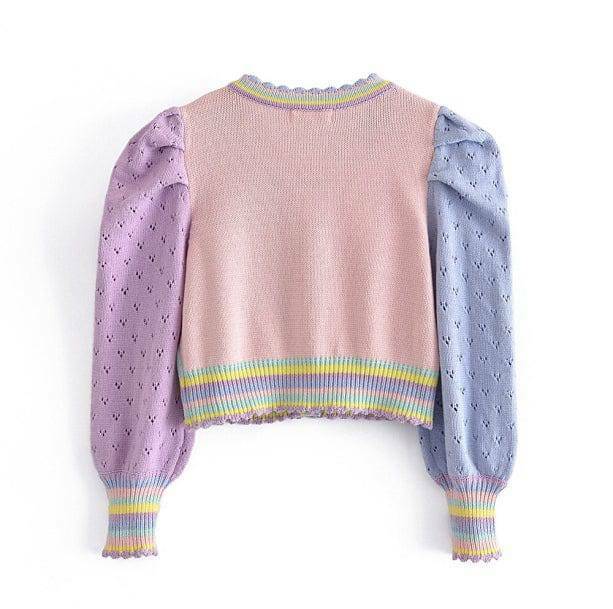 Y2K Fashion Soft Girl Cherry Cardigan - Trendy 2000s Style Knitwear