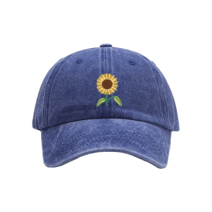 Y2K Fashion Sunflower Baseball Cap - Trendy 2000s Style Accessory