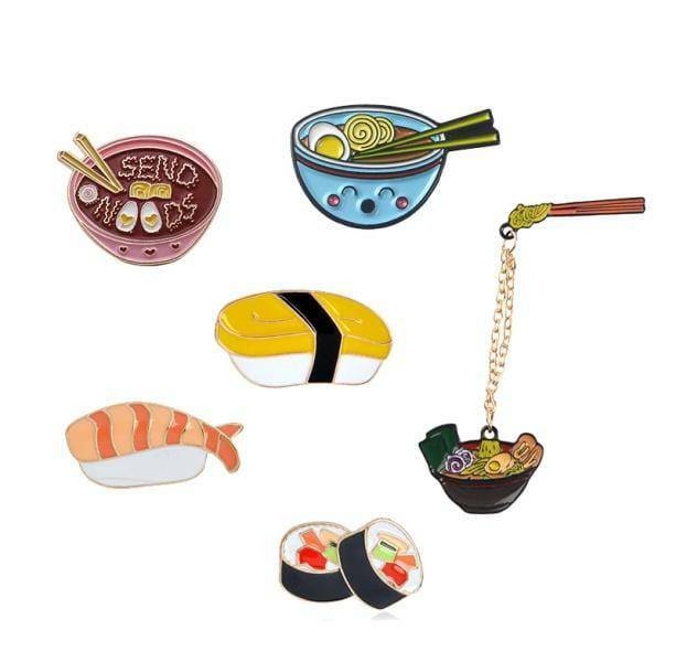 Y2K Fashion Sushi Pins: Trendy 2000s Style Accessories for Your Outfits