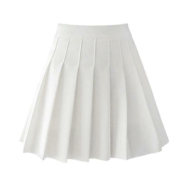 Y2K Fashion White Tennis Skirt - Trendy 2000s Style for Modern Outfits