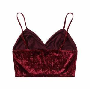 Y2K Vintage Velvet Top: Retro 2000s Fashion Essential for Trendy Outfits