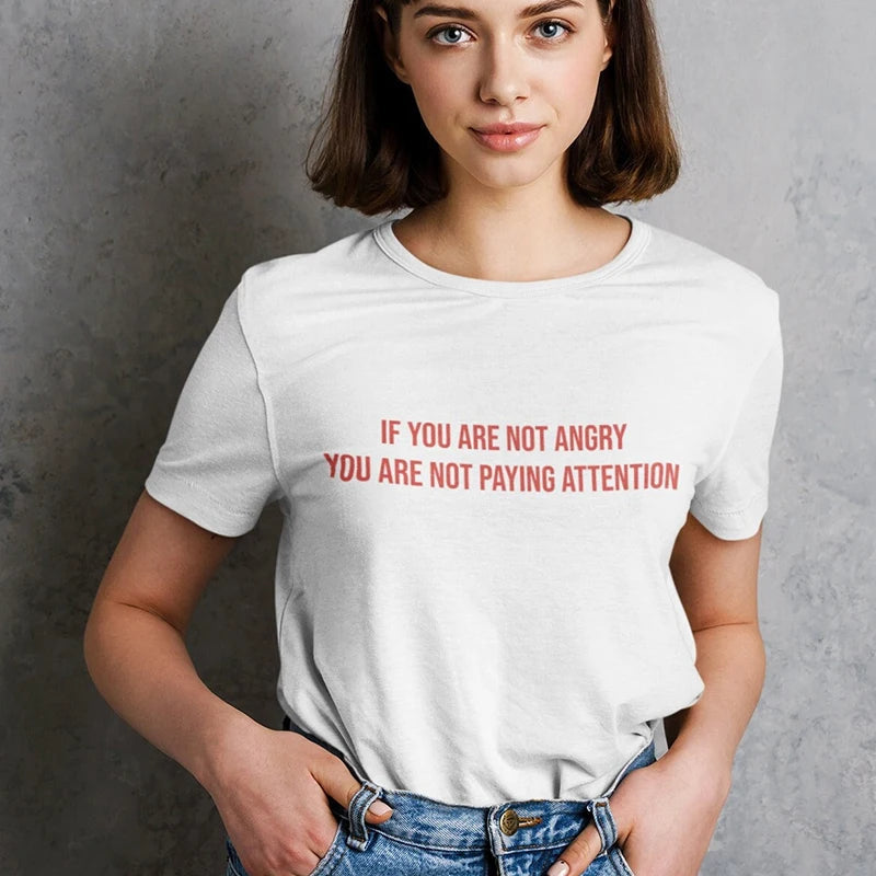 You Are Not Paying Attention Tee - Y2K Fashion & 2000s Style Essential