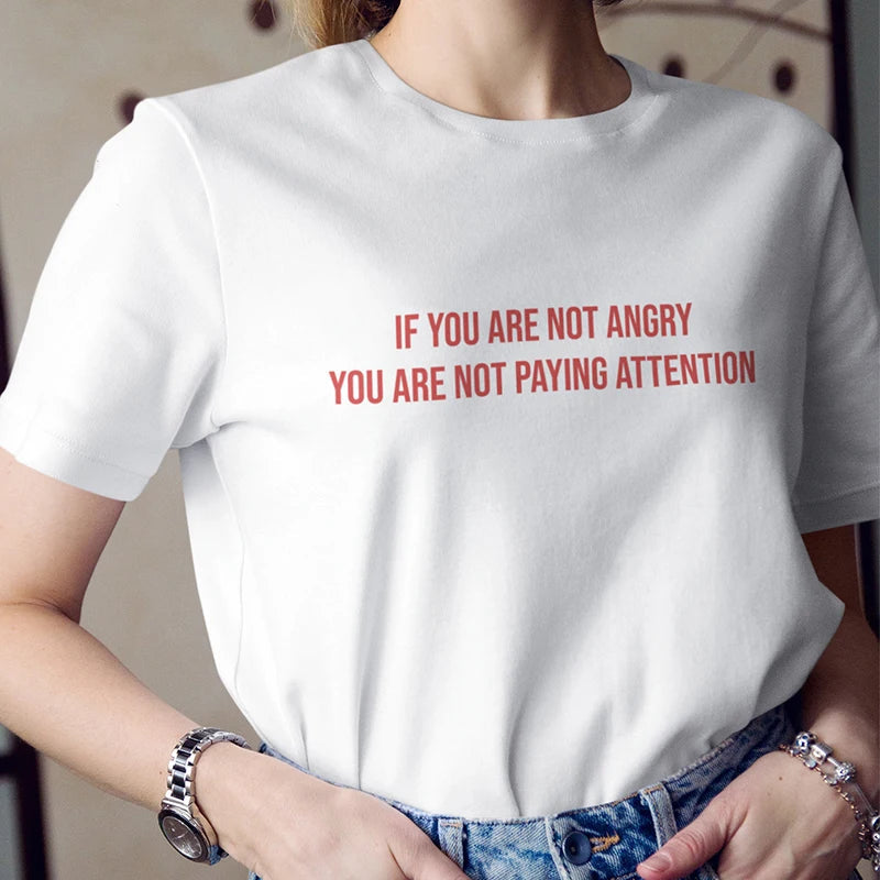 You Are Not Paying Attention Tee - Y2K Fashion & 2000s Style Essential